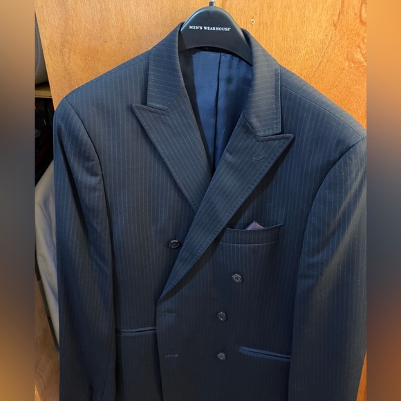 MICHAEL Michael Kors Other - MICHAEL Michael Kors Dark Blue Striped Blazer